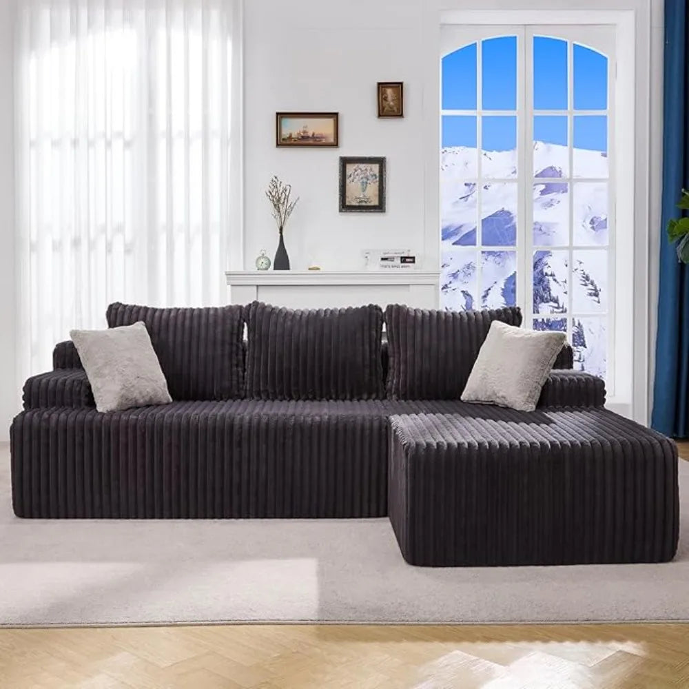 Modular L-Shaped Sectional Sofa