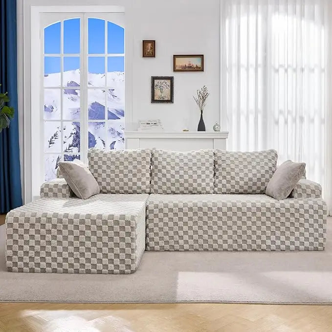 Modular L-Shaped Sectional Sofa