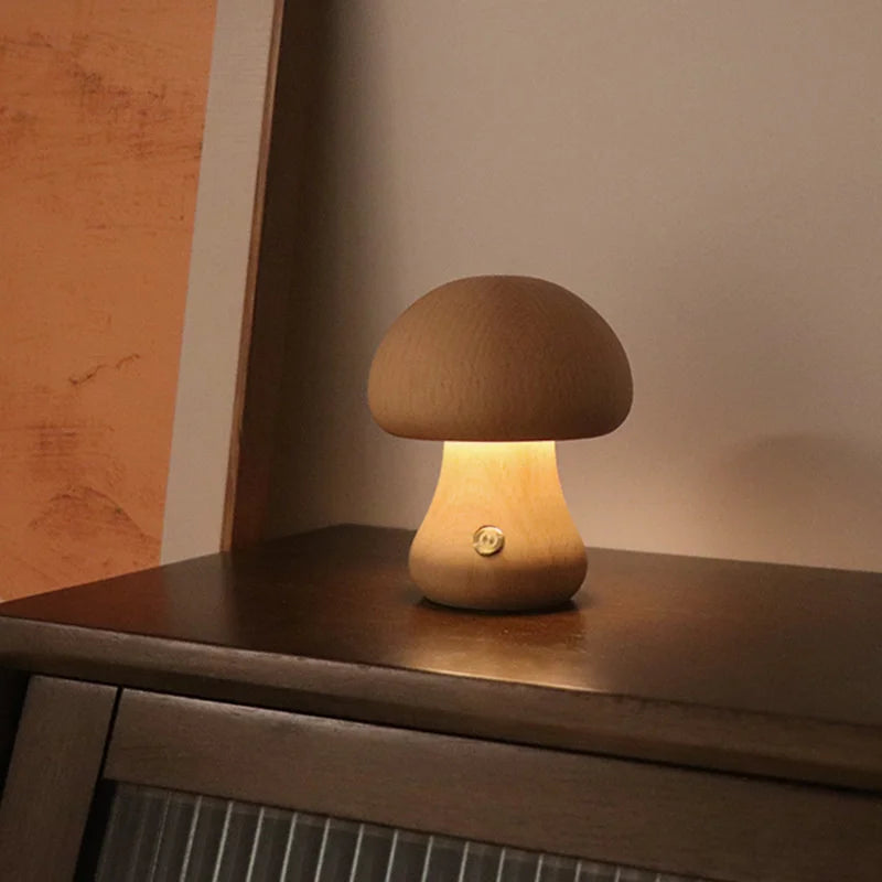Touch-Control Mushroom Light