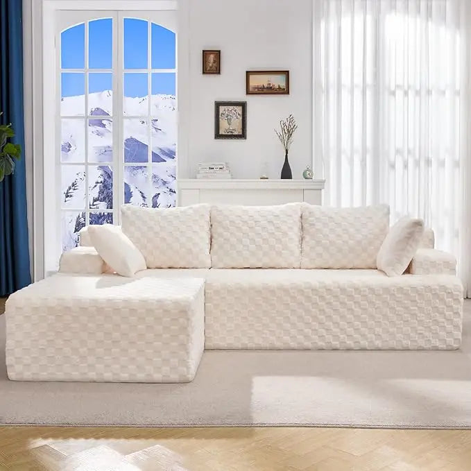 Modular L-Shaped Sectional Sofa