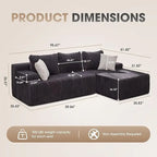 Modular L-Shaped Sectional Sofa