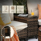 Half-Moon Outdoor Sectional Set