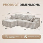 Modular L-Shaped Sectional Sofa