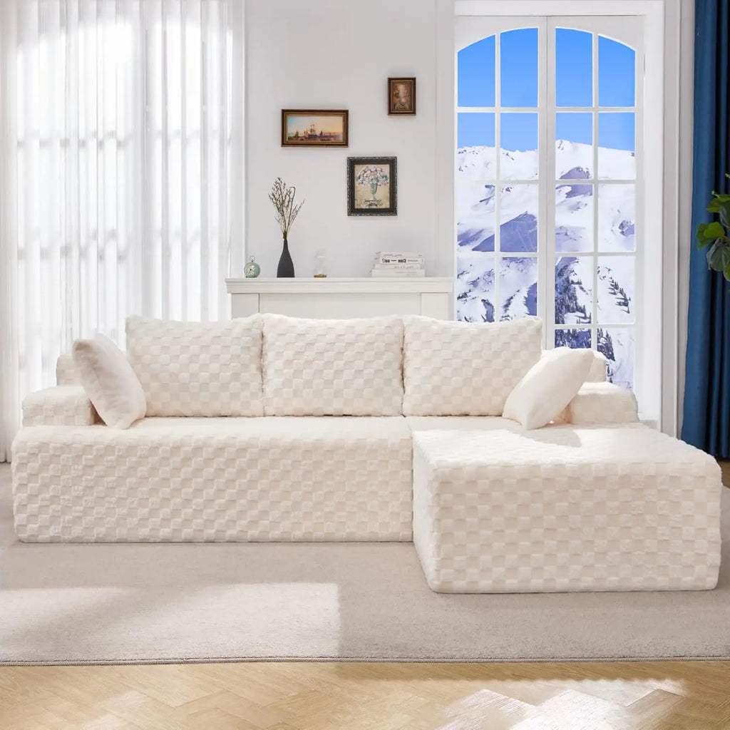 Modular L-Shaped Sectional Sofa