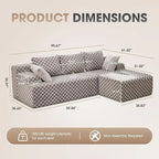 Modular L-Shaped Sectional Sofa